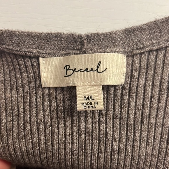 BECUL Grey Long Cardigan - Picture 2 of 3